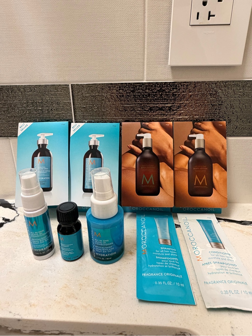 Moroccanoil 9 Pieces - New/Unopened